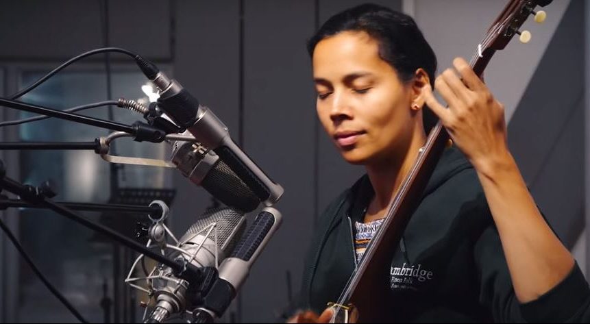 Rhiannon Giddens at Windmill Lane Recording Studios e1564097041552